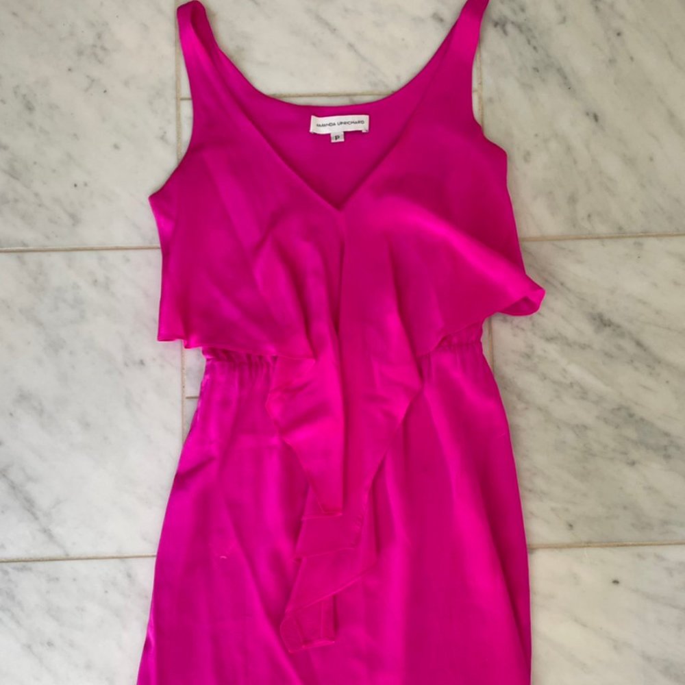 CUSP- Amanda Uprichard satin dress